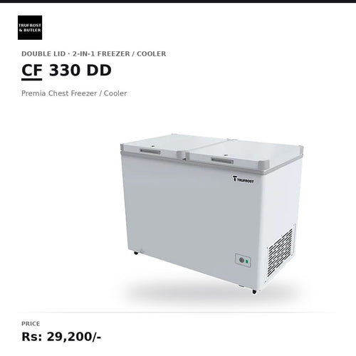 Trufrost CF 330 DD Premia Double Lid 2 in 1 Chest Freezer/Cooler