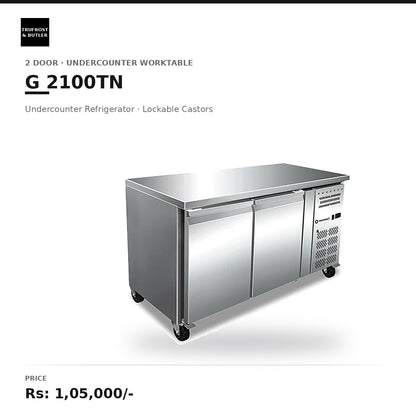 Trufrost G 2100TN 2 Door Undercounter Refrigerator