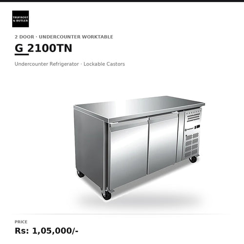 Trufrost G 2100TN 2 Door Undercounter Refrigerator
