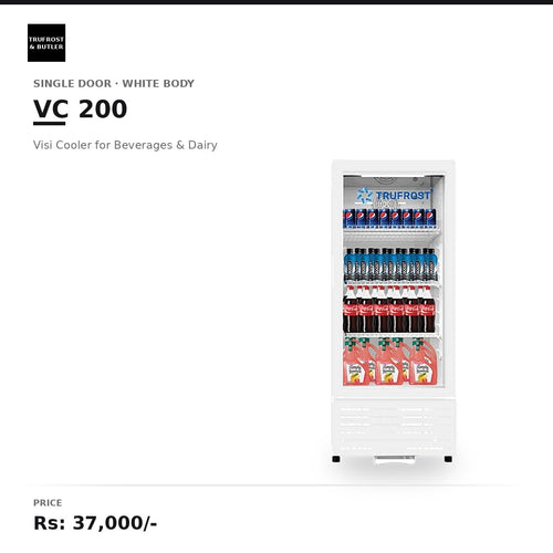 Trusfrost VC 200 Single Door Visi Cooler
