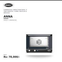Unox XF023 LINEMICRO Anna Commercial Convection Oven | 4 Tray 460x330 | 2.4kW | AIR.Plus & DRY.Plus | Made in Italy | For Bakeries & Cafés