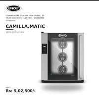 UNOX BAKERLUX SHOP.Pro LED Camilla.Matic XEFR-10EU-ELRV Commercial Convection Oven | 10 Tray 600×400 | Humidity Control | Right Door | AIR.Plus, DRY.Plus & STEAM.Plus | Professional Bakery, Café & Restaurant Oven