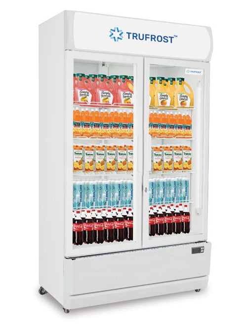 Trufrost VC 1000 NF Two Door No-Frost Visi Cooler