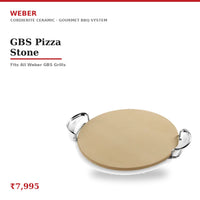 Weber GBS Pizza Stone | Cordierite Ceramic | For GBS Grill Systems | Stone-Baked Crispy Base | Fits All Weber GBS Grills | Pizza Night