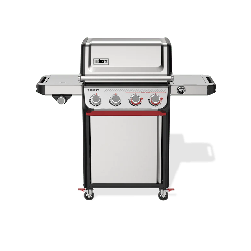 Weber Spirit® SP-435 Gas Grill – 4 Burner Stainless Steel BBQ with Sear Zone & Side Burner
