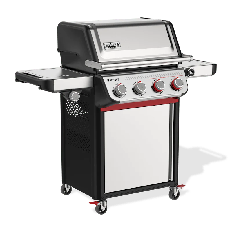 Weber Spirit® SP-435 Gas Grill – 4 Burner Stainless Steel BBQ with Sear Zone & Side Burner