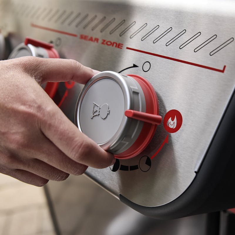 Weber Spirit® SP-435 Gas Grill – 4 Burner Stainless Steel BBQ with Sear Zone & Side Burner