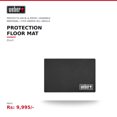 Weber Protection Floor Mat, Black