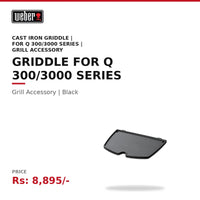 Weber Griddle Built for Q 300/3000 series