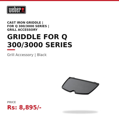 Weber Griddle Built for Q 300/3000 series