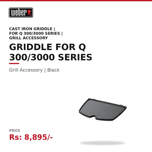Weber Griddle Built for Q 300/3000 series