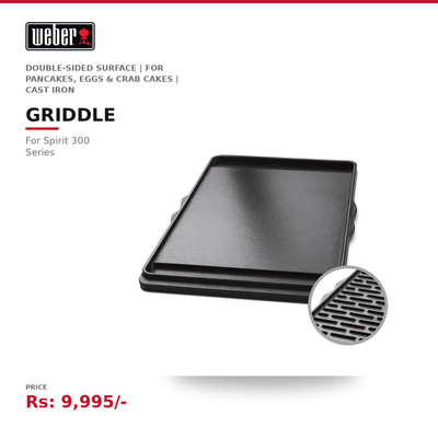 Weber Griddle Built for Spirit 300 series