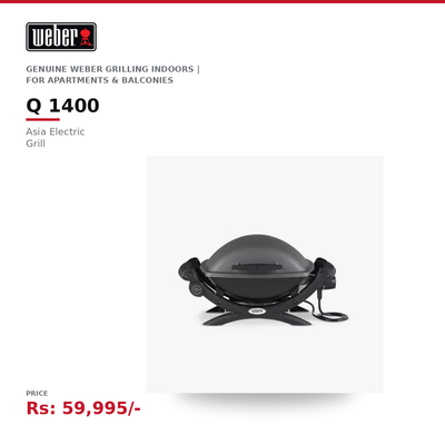 Weber Q 1400 Asia Electric Grill