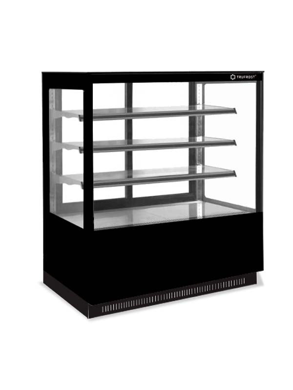 Trufrost WSF 44 Premia Flat Glass 4 Layer Warm Showcase - 4' (1200mm) wide
